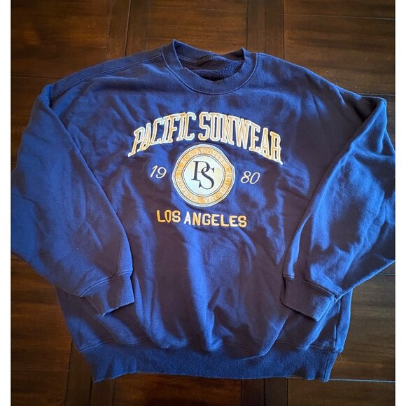 Vintage Pacific Sunwear Ps 1980 Los Angeles Graphic Sweatshirt Small - Picture 1 of 6
